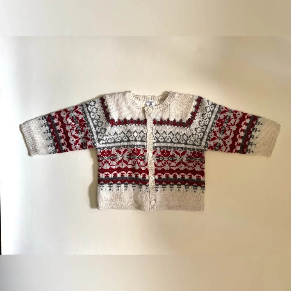 Baby GAP Cream Winter Knit Sweater - Picture 2 of 11